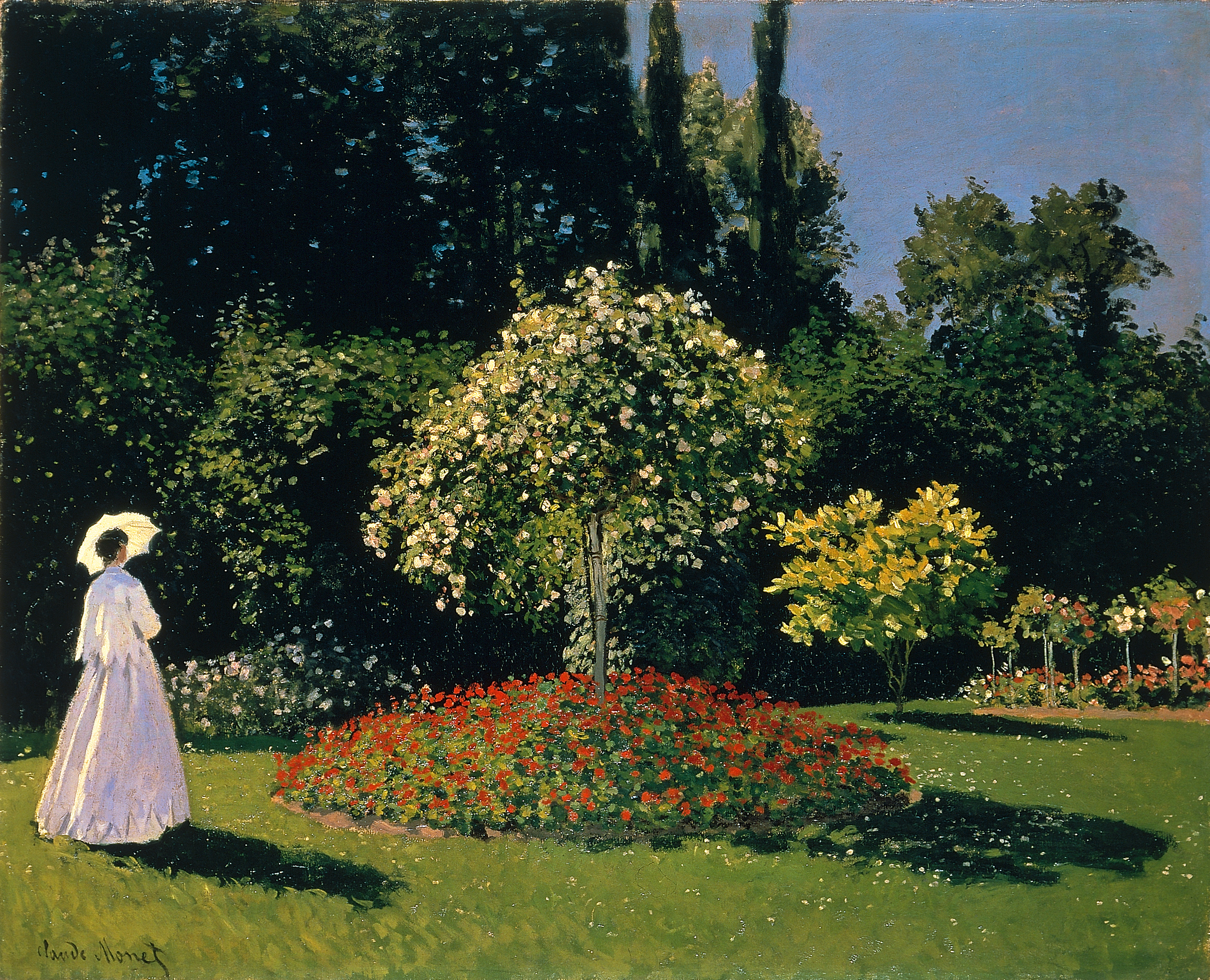 Jeanne-Marguerite Lecadre in the Garden 1866